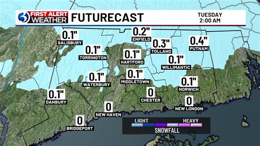 Cold start! It's a First Alert Weather Day for some light snow later today. | WFSB - Channel 3 Eyewitness News