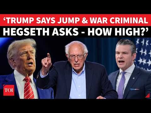 ‘MR PRESIDENT, I’LL DO ANYTHING!’: Bernie Sanders Exposes Trump & Hegseth’s ‘BRO CODE’ Amid Iran War