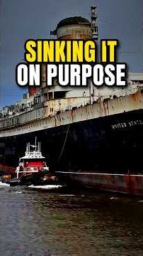 This $71 MILLION Ocean Liner Is About to Be SUNK on Purpose #shorts