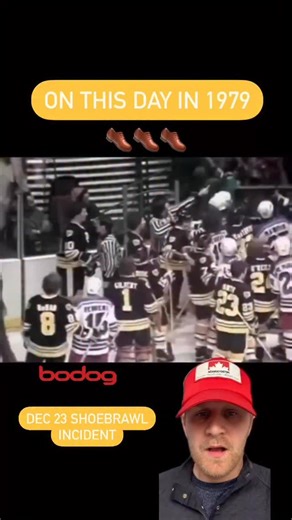 Rick Rowley on Instagram: "Happy shoe brawl day to those that celebrate #hockeyboys #hockeyfighfs #bostonbruins #newyorkrangers"