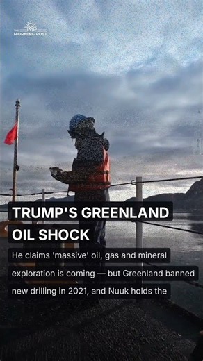 Trump Claims 'Massive' Oil Exploration Coming to Greenland #Shorts