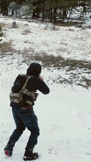 Snow Doesn’t Change the Standard with the Boys! #fire #gunfighters #training