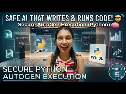 I Built a SAFE AI That Writes & Runs Code 🤯 | Secure AutoGen Execution (Python)