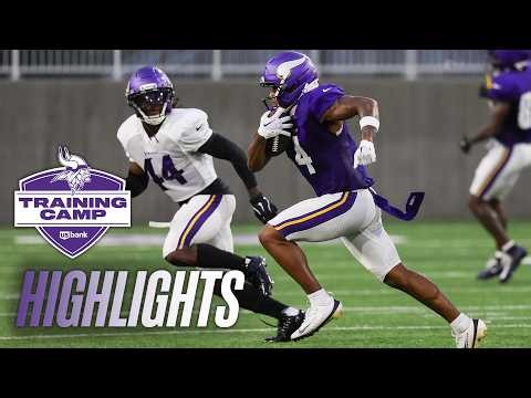 Training Camp Highlights from Night Practice | August 9 | Minnesota Vikings