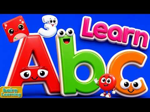 Toddler Learning Videos For 5 Year Olds | ABCs, 123s Shapes, and Nursery Rhymes