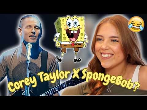 WHY IS COREY TAYLOR SINGING SPONGEBOB?! 😂 (Reaction Video)