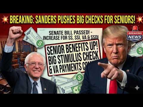 Breaking: Bernie Sanders Pushes Senate Bill 💥 Stimulus Checks & VA Payments Increased!
