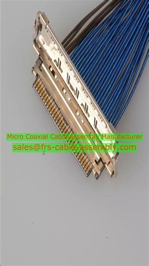 coaxial adapter types IPEX 20380-R40T-06 40 pin connector overmold for laptop hinge Ready Made Wire
