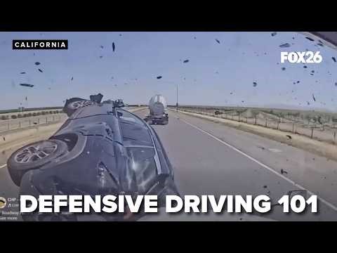 Video of big rig crash on I-5 highlights need for safe distance, defensive driving