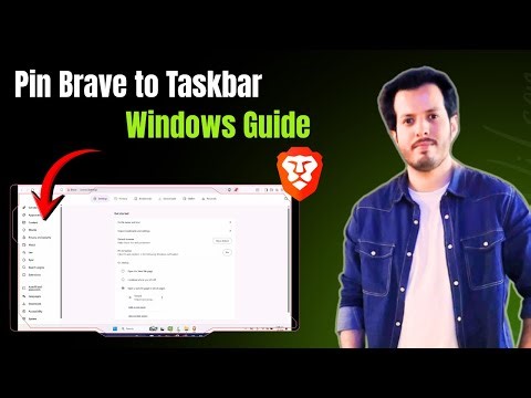 How To Pin Brave Browser to Taskbar on Windows – Step by Step Full Guide