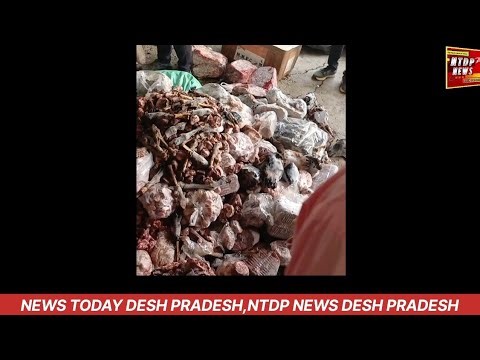 HYD POLICE SEIZED UN HYGENIC AND LONG STORED 300 kg's of DECOMPOSED MEAT IN MANGALHAT PS LIMITS..