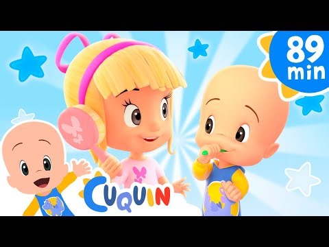 En la mañana me lavo la cara 🧼 y más canciones infantiles para bebés con Cleo y Cuquín