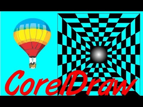 Corel Draw Tips & Tricks Optical Illusion and only fill in part to save time