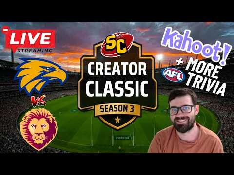 West Coast vs Brisbane LIVE! | AFL 2026 Watch Along + AFL Trivia + Creator Classic S3 Reveal