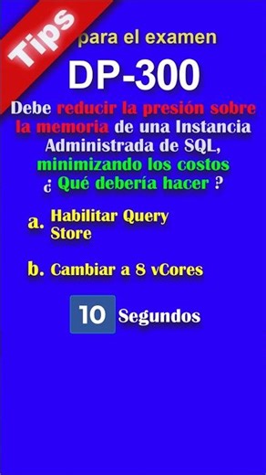 DP-300 Tip 31 - Mejorar Rendimiento del SQL Server #azure #dp300 #exam #studying