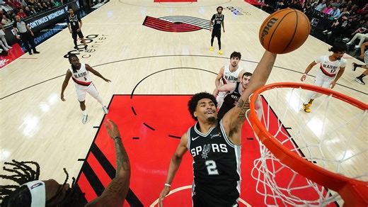 Spurs come from 15 down in second half to beat Trail Blazers 120-108, take 2-1 series lead