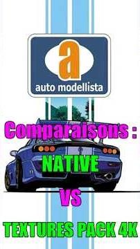Comparaison Auto Modellista native VS Pack Textures 4K PCSX2 Ps2 PC Gameplay
