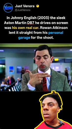 In Johnny English (2003) Rowan Atkinson Drove His Own Real Aston Martin