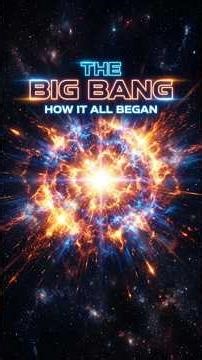 The Big Bang Explained… How Everything Began in a Single Moment