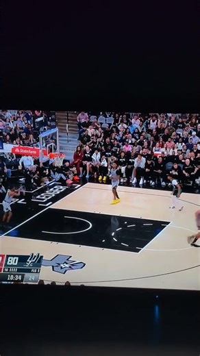 Rayan Rupert Drains a Triple🏀Blazers Win 115 Spurs 110.