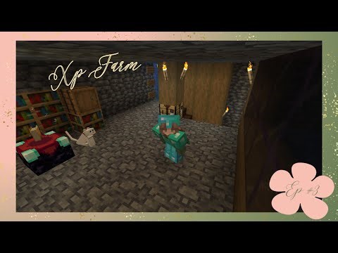 Building an XP Farm & Cozy Caving 🌿 | Minecraft Java