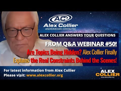 Are Topics Being Hidden? Alex Collier Finally Explains: the Real Constraints Behind the Scenes!