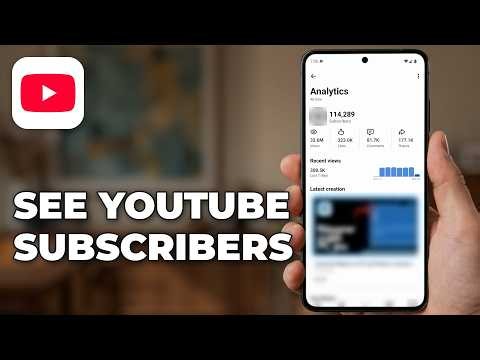 How to see your subscribers on YouTube on Android