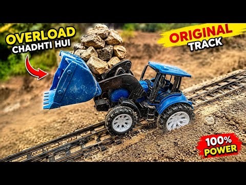 Toy Train vs Overloaded Tractor 🚂🚜 | Epic Crash Test tag 