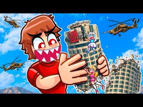 Playing As A MEGA GIANT In GTA 5... (Rampage)