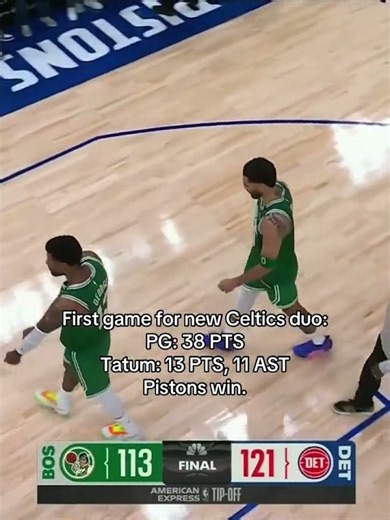 PG and Tatum in their first game together 🍿