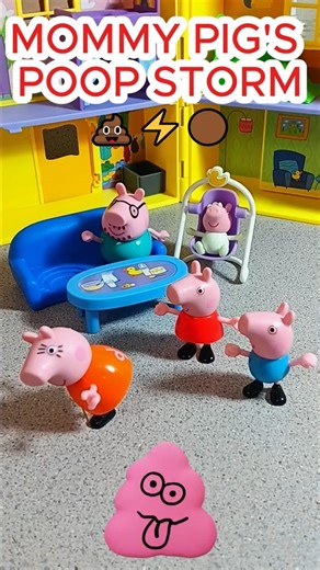 Mommy Pig Has A POOP STORM EXPLOSION!! 💩💥 #peppapig