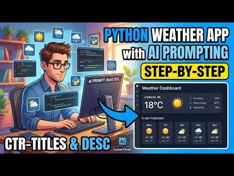 Watch Me Build a Modern Python Weather App Using Only AI Prompts