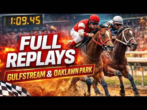 US Horse Races Replay - Gulfstream Park & Oaklawn Park | January 2, 2026 Full Race Results​