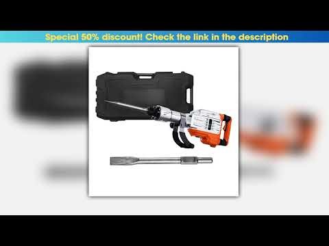 SucceBuy Demolition Jack Hammer 1500W2200W3500W Jack Hammer Concrete Breaker Heavy Duty Electric