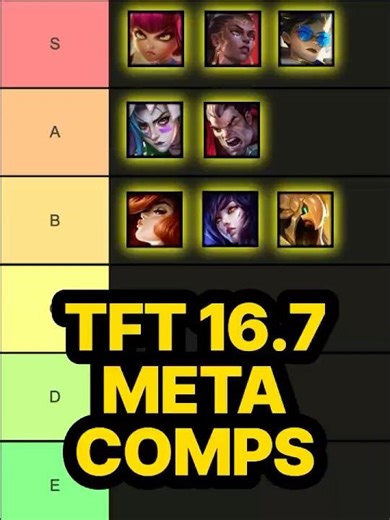BEST META COMPS in TFT PATCH 16.7