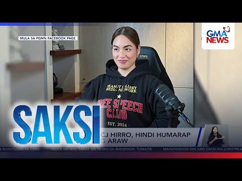 PGMN Anchor CJ Hirro, hindi humarap sa NBI ngayong araw | Saksi