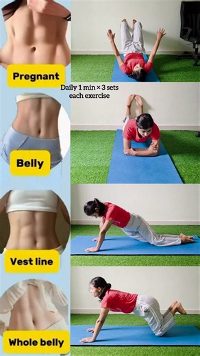 4 exercise to reduce whole belly fat !! #upperbellyfat #bellyfatloss #weightloss #exercise #explore