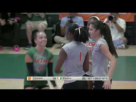 Clemson vs. Miami Full Match Replay | 2026 ACC Volleyball