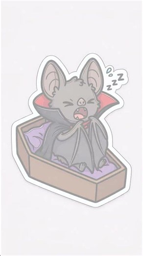 How to Draw a Cute Vampire Bat Step-by-Step