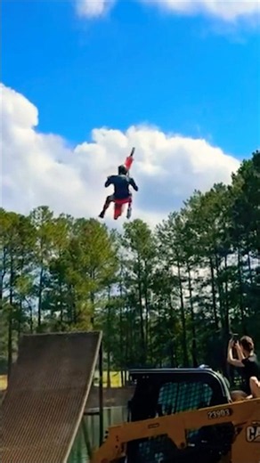 He tried to BACKFLIP a DIRTBIKE 😱