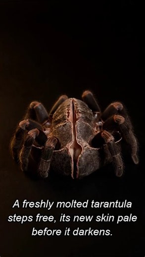 Watch a Tarantula Become Freshly Molted