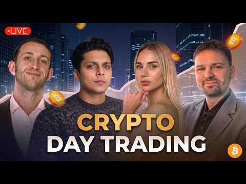 LIVE Crypto Day Trading: Real-Time Charts and Trade Ideas | Bitcoin & Altcoin Setups