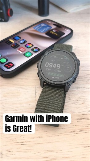 Use Garmin with iPhone