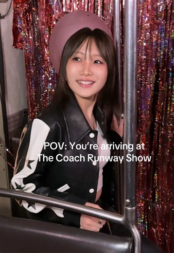 Arriving at Coach Runway Show POV — Coach Spring 27 NYFW