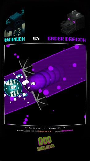 Warden VS Ender Dragon Simulation