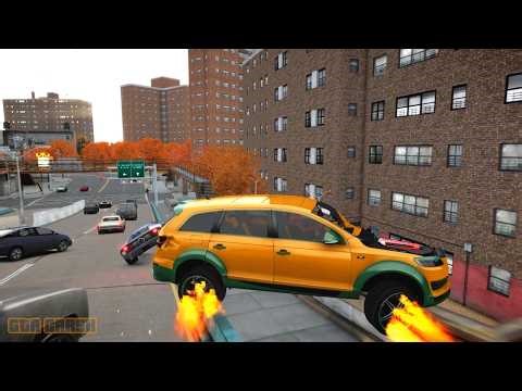 GTA 4 CRASH TESTING REAL CAR 790