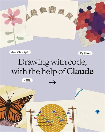 Explorations in drawing with code, made with the help of Claude.