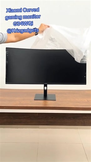 KRIZ COMMUNICATION | Home of quality gadgets on Instagram: "🔥 XIAOMI CURVED GAMING MONITOR G34WQi 🔥 Level up your gaming & work setup with this ultra-wide powerhouse! 🎮💻 Experience immersive visuals, smooth gameplay, and pro-level performance — all in one stunning curved display. ✨ Key Features: ✅ 34” Ultra-Wide Curved Screen (21:9 aspect ratio) ✅ WQHD Resolution (3440 × 1440) — crystal-clear visuals ✅ 180Hz Refresh Rate — ultra-smooth gaming ✅ 1ms Response Time — zero lag, zero blur ✅ AMD F