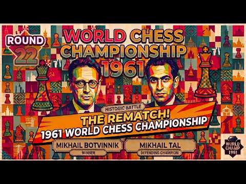 Round 22 – 1963 World Chess Championship | Petrosian vs Botvinnik | The Historic World Championship