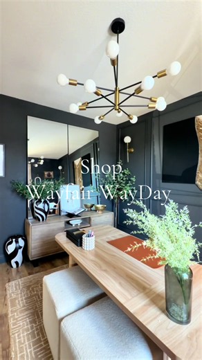 The mirrors that made my moody office 🤎 Way Day is October 24–26 with up to 80% off, so now’s the time to grab those Wayfair finds you’ve been eyeing. And with fast shipping, they can be at your door in no time. ✨ #WayDay #Wayfair #WayfairFinds #homedecor #homestyle